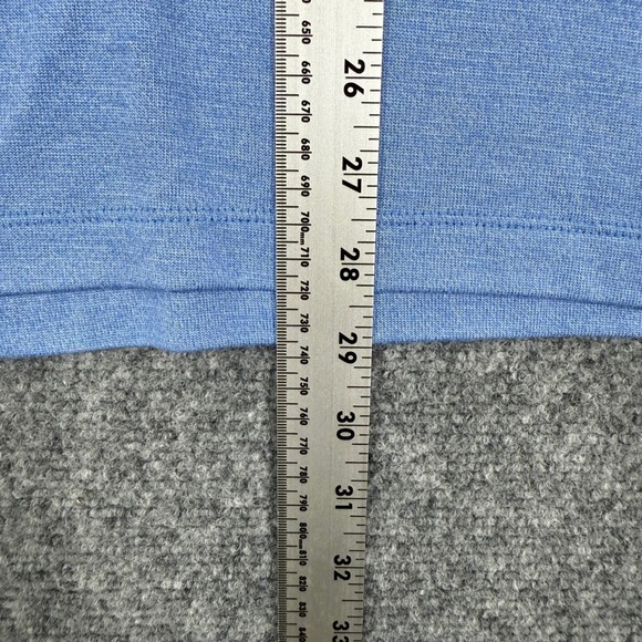 Theory T Shirt XXL Light Blue Henley Style Short‎ Sleeve Casual 1/4 Button Men's - Picture 8 of 8